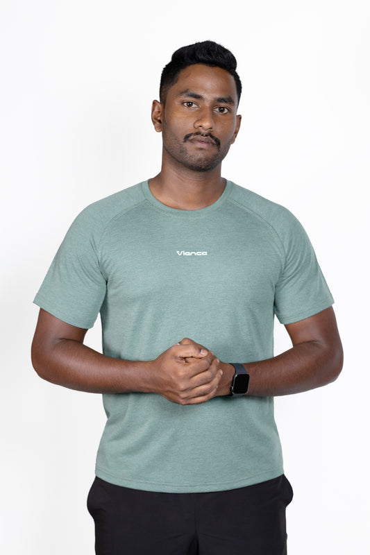 Mens Raglan Olive Green