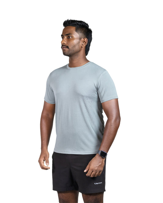 Mens Short Sleeve Grey