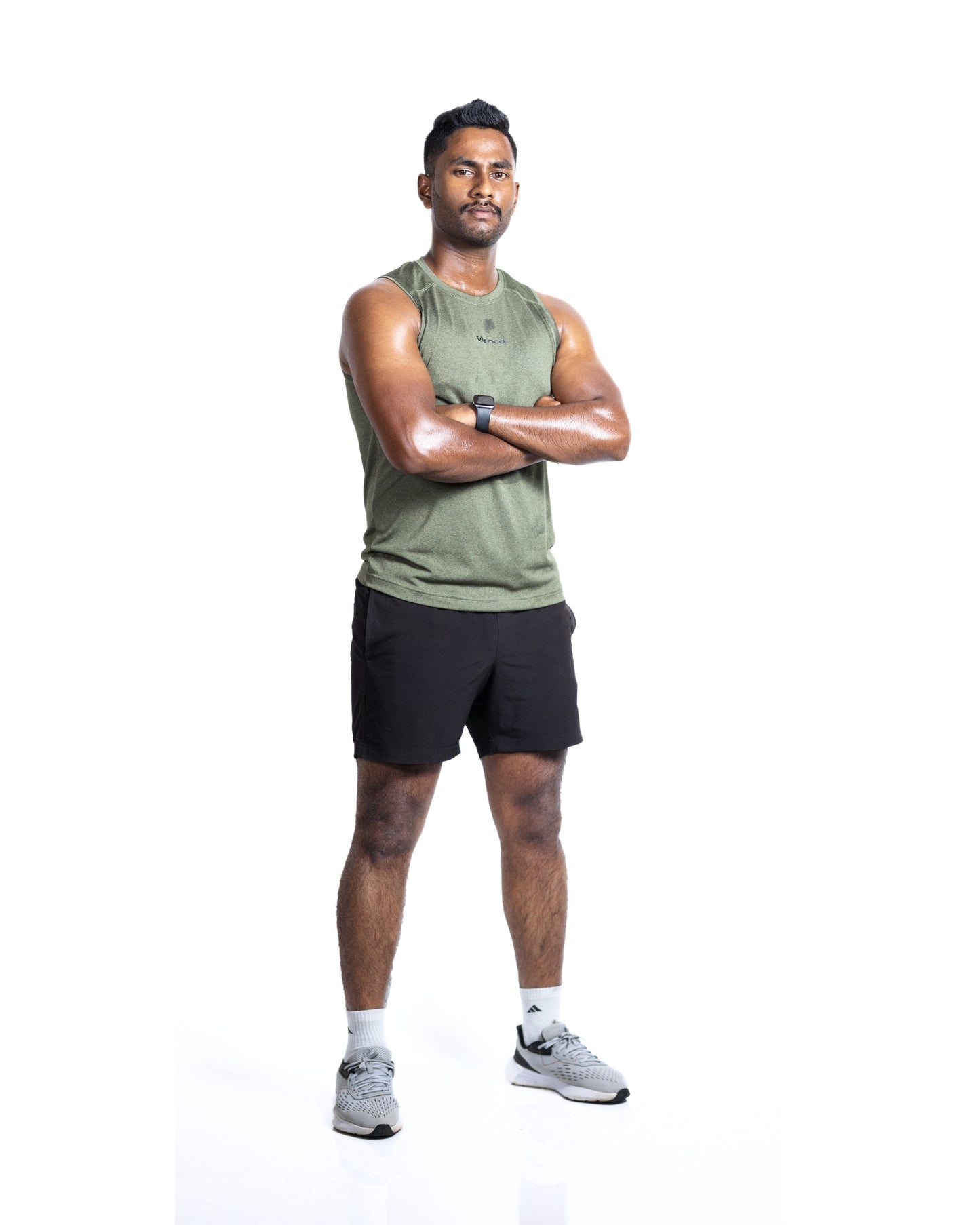 Mens Tank Dark Green