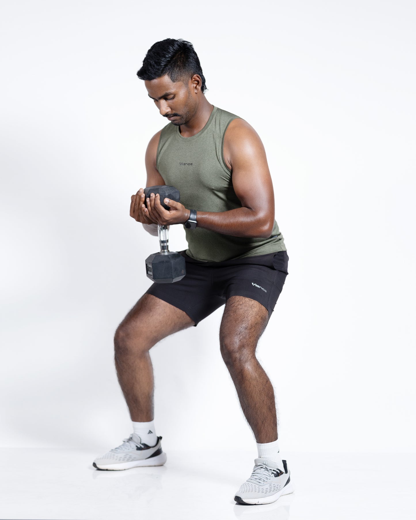 Mens Tank Dark Green