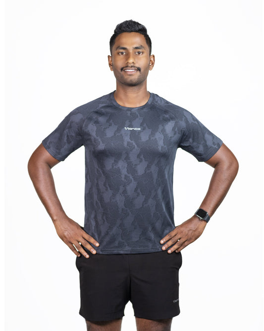 Mens Raglan Camo