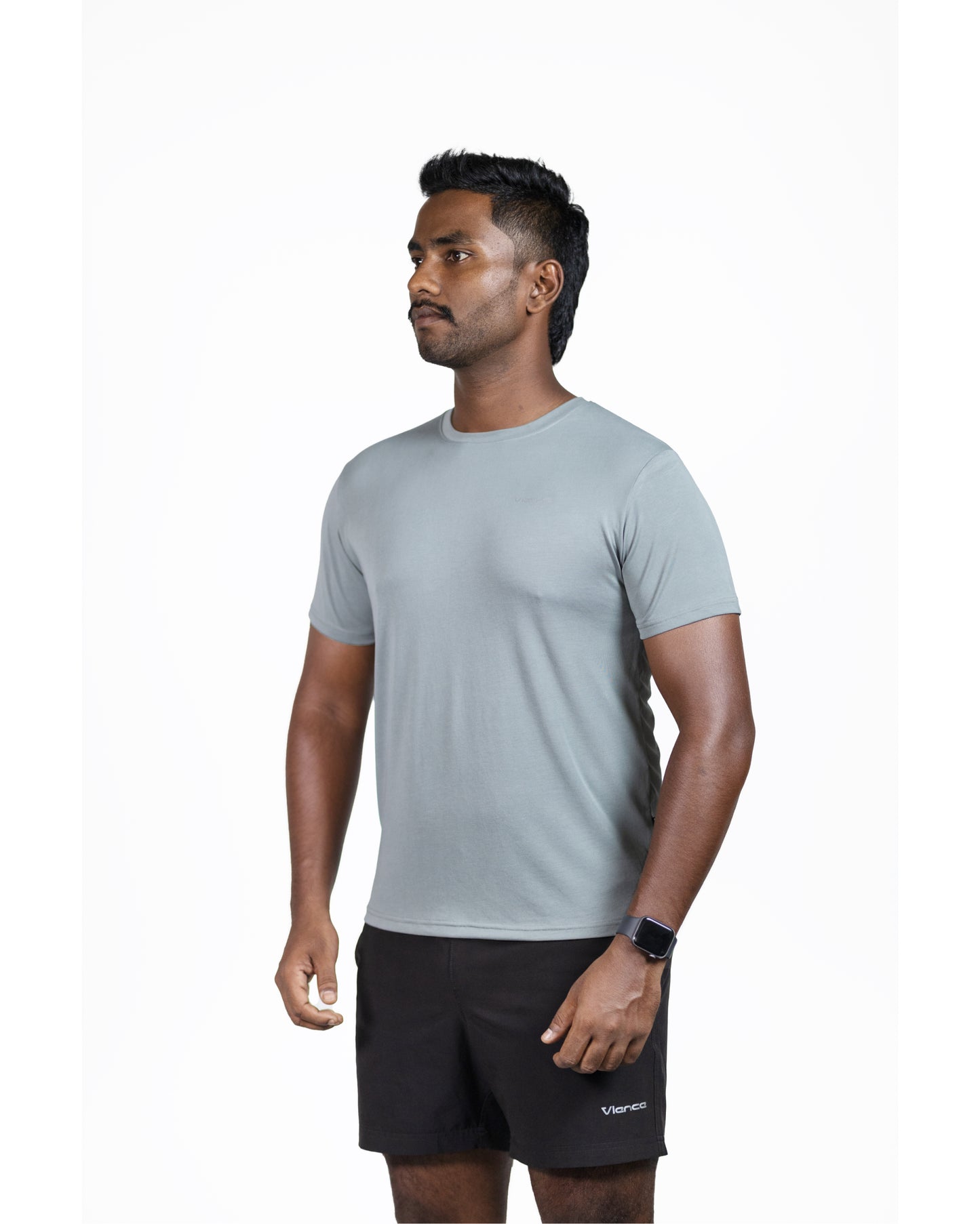 Mens Short Sleeve Grey